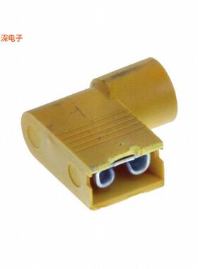 0190070083 |成角度 - 90°，旗形CONN QC RCPT 10-12AWG 0.250