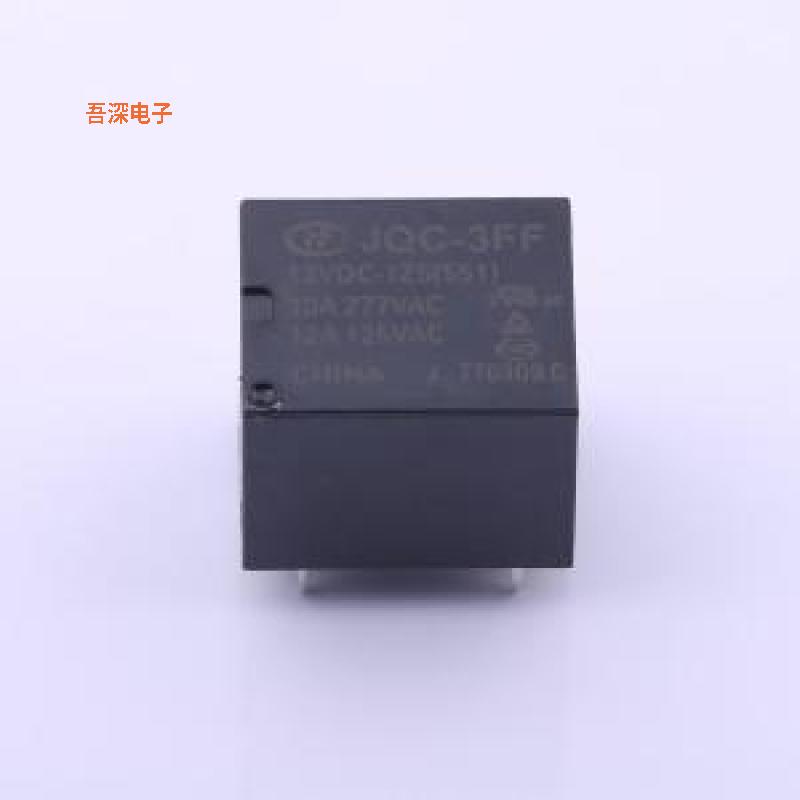 JQC-3FF/12VDC-1ZS(551) |原装插件,15.5x19mm功率继电器