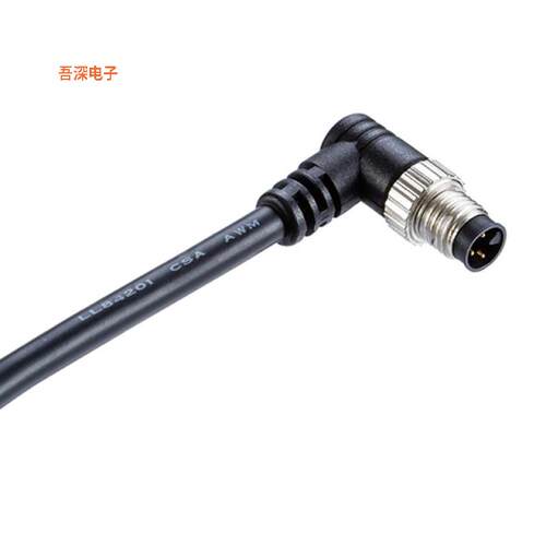 8A-06AMMM-SR7A01 |原装全新CBL 6POS PLUG RA TO WIRE 3.28'