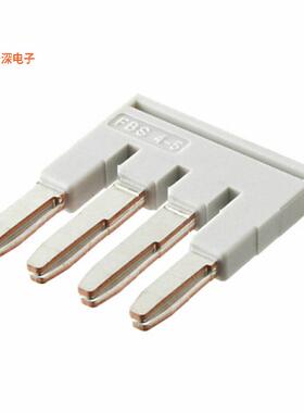 3038985 |原装全新JUMPER TERM BLK 4POS FLAT PIN