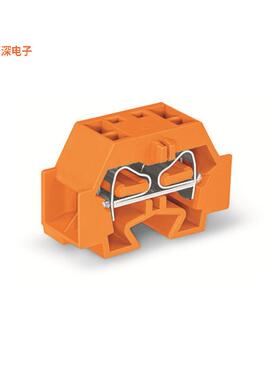 262-336 |中等TERM BLK 4POS ORANGE