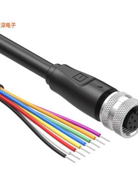 10-04484 |插座CIRC CBL 8POS RCPT TO WIRE 32.8'