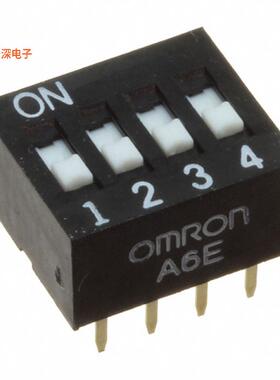 A6E-5101-N |SPSTSWITCH SLIDE DIP SPST 0.025A 24V