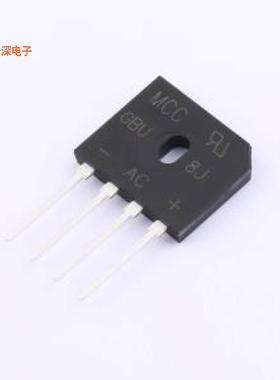 GBU8J-BP |原装GBUBRIDGE RECT 1PHASE 600V 8A GBU