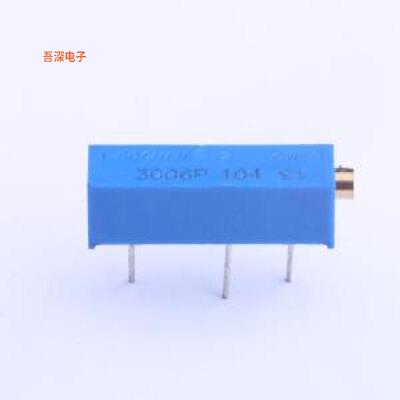 3006P-1-104 |原装插件TRIMMER 100K OHM 0.75W PC PI
