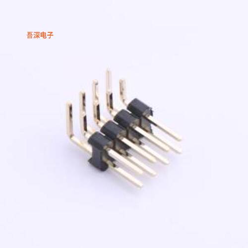 DZ254W-22-08-69 |排针排针2x4P 间距:2.54mm 方针 弯插