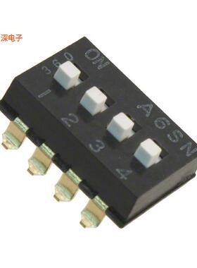 A6SN-4104 |SPSTSWITCH SLIDE DIP SPST 0.025A 24V