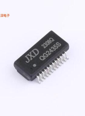 QG2435S |原装SMD-24P,15.1x7.1mm网口变压器