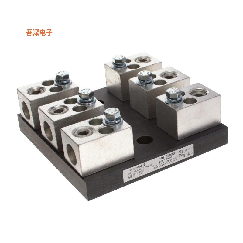 62033T |底座安装FUSE BLOCK,CLASS T,SPRING REINFO