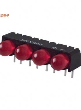 5502407004F |红色（x 4） CBI 5MM QUAD RED RA PC MNT