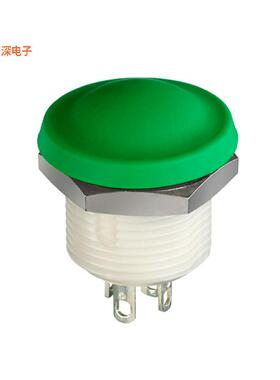 IXR5S13M |前面板安装IP67 SEA GREEN ROUNDPUSHBUTTO