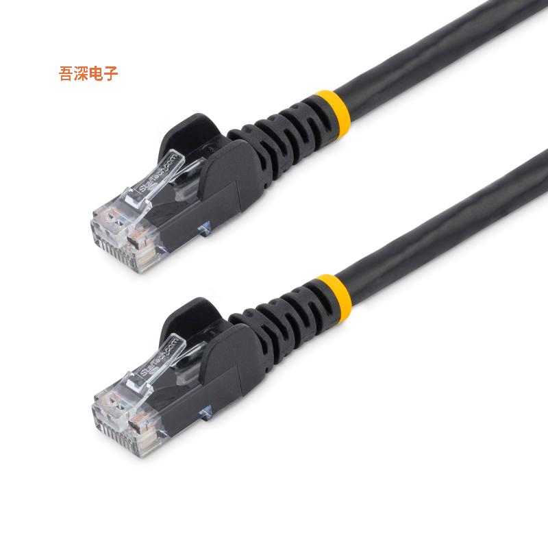 N6PATCH4BK |圆形线缆4FT BLACK CAT6 PATCH CABLE
