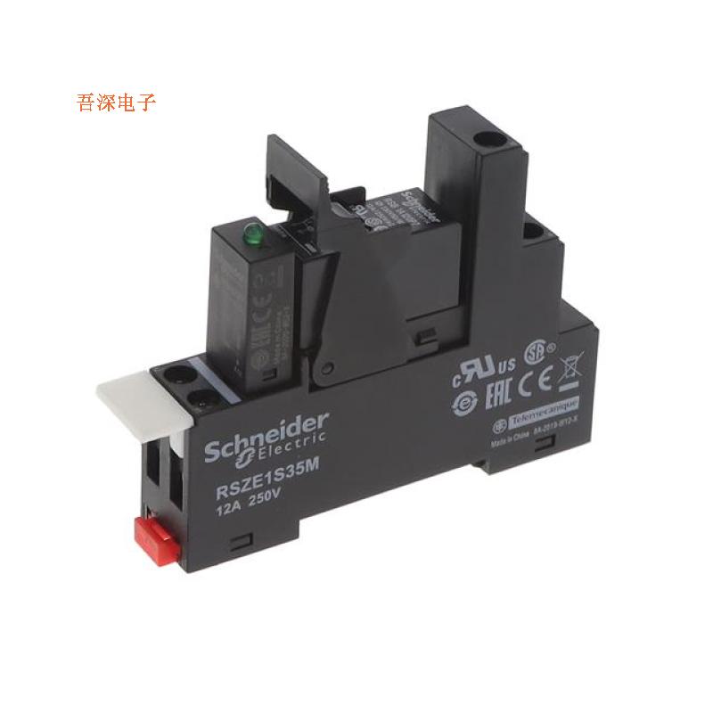 RSB1A120P7PV |底座安装RSB RLY SCKT1C/O 12A 230VAC VARI
