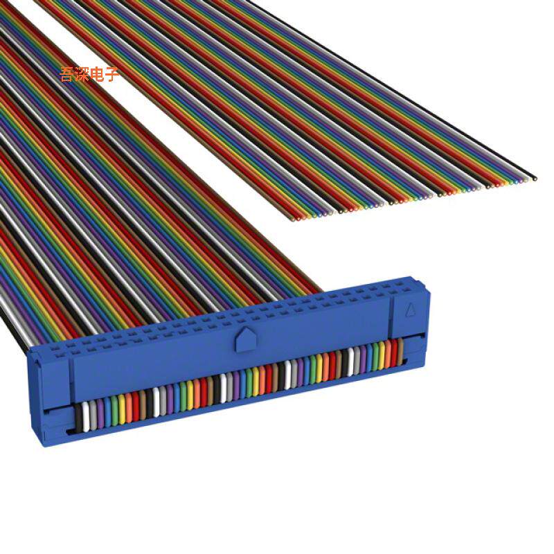 C1DXS-5036M |插口至线缆IDC CABLE - CKR50S/AE50M/X