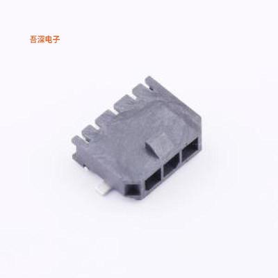 W-3001M03P-A000 |无柱 LCP料 耐高温排母SMD,P=3mm,卧贴