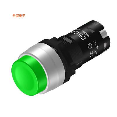 CP24B-M2E11G |前面板安装22MM/GN/MOMENTARY/1NO1NC