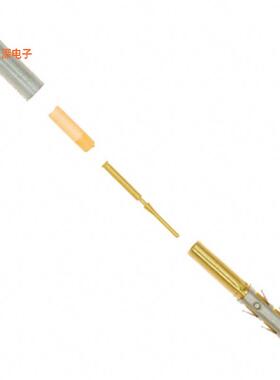 RCDXK-1D28|同轴CONN PIN COAX 26AWG GOLD CRIM