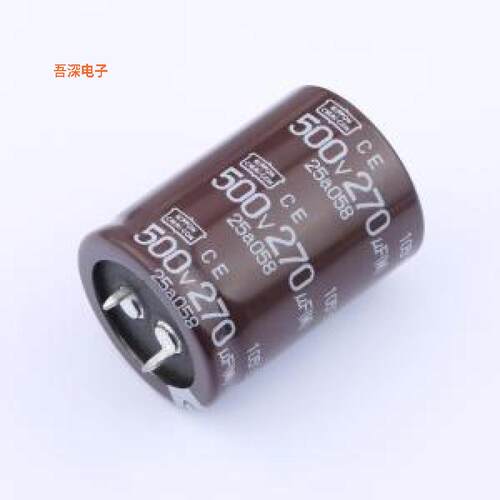 ECST501VSN271MR40S |原装插件,D30xL40mm牛角型电解电容