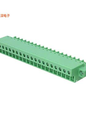 1851038 |插头，母插口TERM BLOCK PLUG 20POS 3.81MM