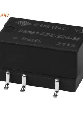 PESE1-S5-D24-M-TR |隔离模块DC DC CONVERTER +/-24V 1W