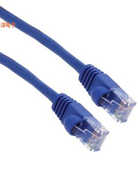 NPC-5E-010-BU-BB|原装全新CABLE MOD 8P8C PLUG TO PLUG 10