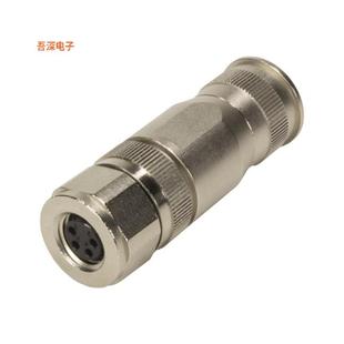 4POS PLUG FMALE SCREW GOLD 插头 21023692401 母插口CONN