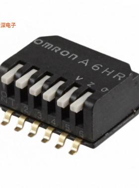 A6HR-6104 |SPSTSWITCH PIANO DIP SPST 0.025A 24V