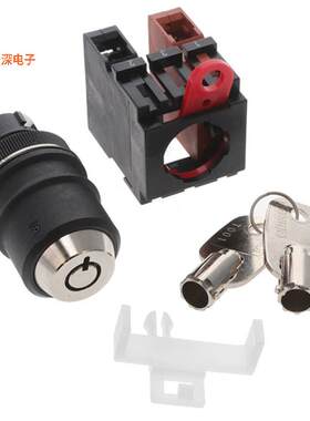 A22TK-2RL-11-K01 |原装全新SWITCH KEYLCK 2POS DPST 10A 110V