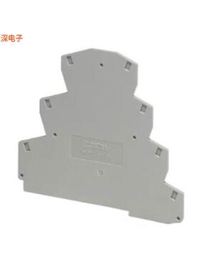 3210443 |端板CONN TERM BLK END PLATE GRAY