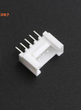 A200E1L1-2W5P11 |HY2.0 1x5P 直插线对板针座插件,P=2mm