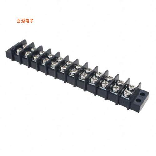 1-1546306-2 |隔板接线座CONN BARRIER STRP 12CIRC 0.374
