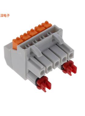 1102108 |插头，母插口TERM BLOCK PLUG 5POS 3.50MM