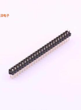 X6521WV-2x25H-C60D30|高镀金 抗氧化排针插件,P=2.54m