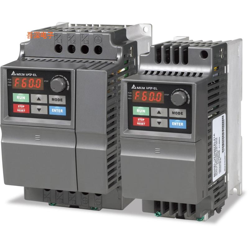 VFD055CP53A-21 |底座安装VFD-CP2000, 7.5HP 600V