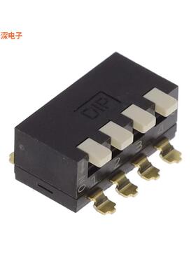 SBP 8104 T |SPSTDUAL-IN-LINE SWITCH END-STACKABL