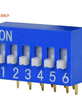 DS03-254-06BE |SPSTSWITCH SLIDE DIP SPST 0.025A 24V