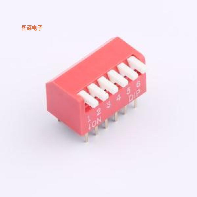 DL-06HT |直插侧拨长柄拨码插件,P=2.54mm