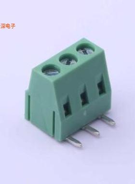 DB128R-5.0-3P-GN-S |原装弯插,P=5mm螺钉式接线