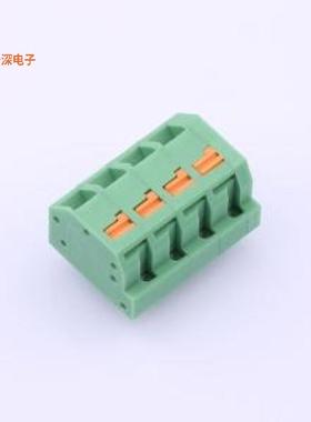 KF238-3.5-4P-2 |原装插件,P=3.5mm弹簧式接线