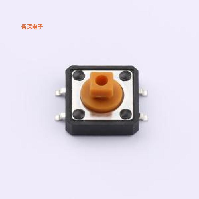 HX 12x12x7.3TPFT-Y |原装SMD,12x12mm轻触