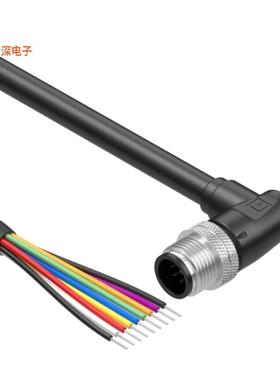 10-04749 |插头，直角CBL 8POS PLUG RA TO WIRE 32.8'