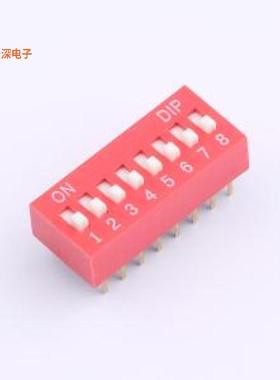 DS-08-R |直插 正拨平拨 高推拨码插件