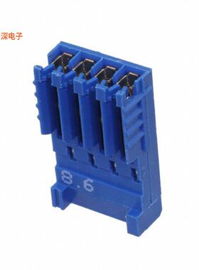 281786-4 |原装全新CONN PLUG 4POS IDC 26-28AWG TIN