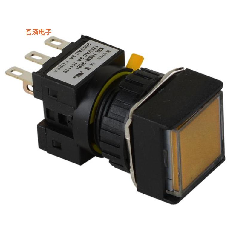 KBL16SAT-L2CW2 |原装全新16mm PUSH BUTTON