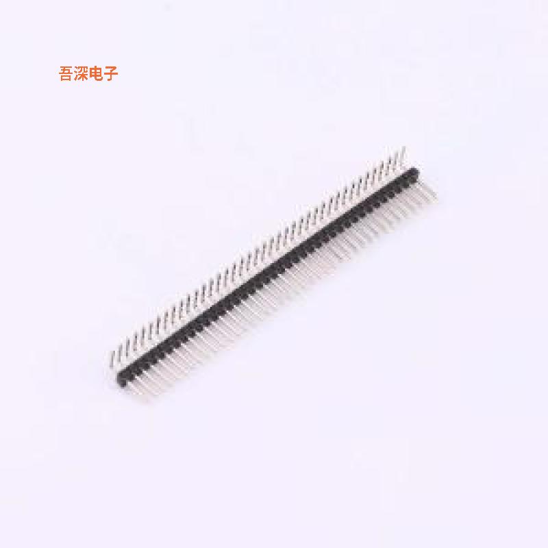 HDGC127-PW1-50 |排针1.27*1.0 弯针PA4.0 PB3.0 PC2.5 1X50P