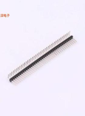 HDGC127-PW1-50 |排针1.27*1.0 弯针PA4.0 PB3.0 PC2.5 1X50P