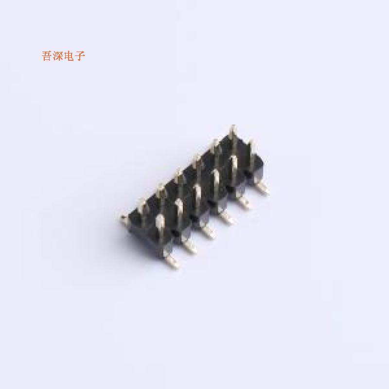 CS-1126WD-2X6(L7.2) |排针 PA6T/黑排针SMD,P=2mm