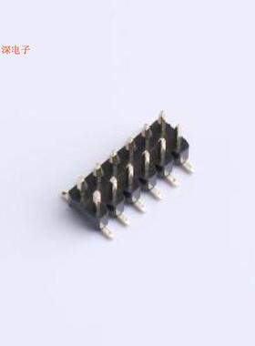 CS-1126WD-2X6(L7.2)|排针 PA6T/黑排针SMD,P=2m