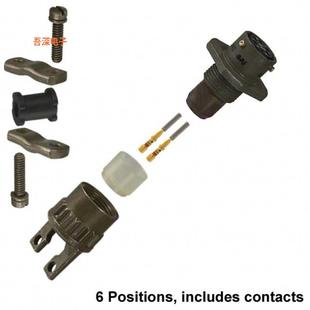 6POS RCPT FMALE 正CONN GOLD MS3121F CRIMP品