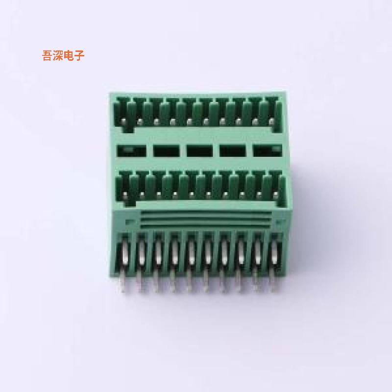 DB2ERH-2.5-2*10P-GN |原装弯插,P=2.5mm插拔式接线